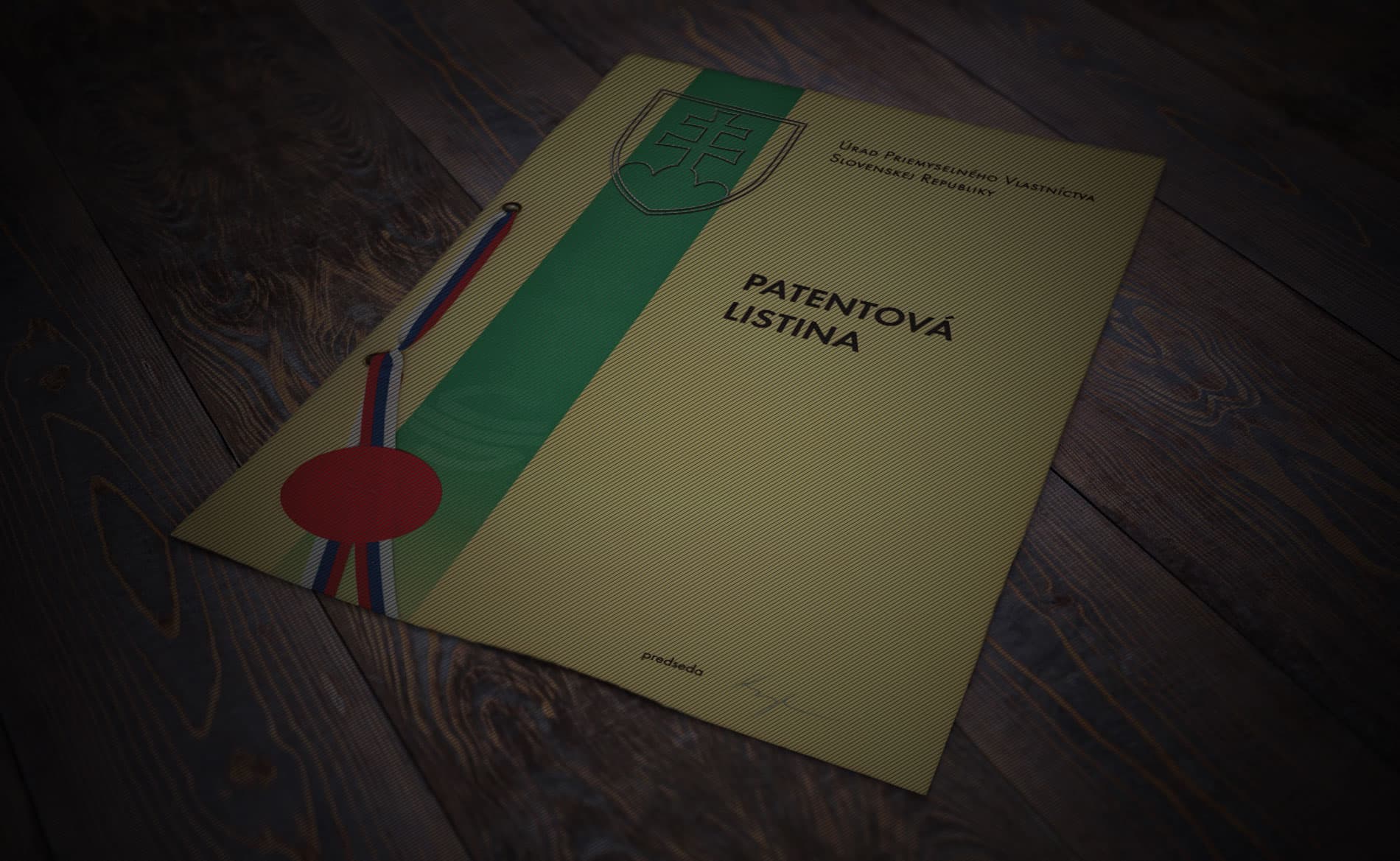 Patentová listina prof. Turianicu